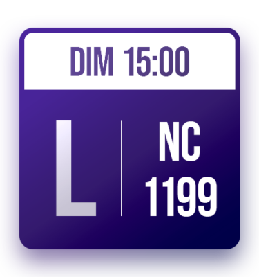 Tableau L: NC-1199 (DIM 15:00)