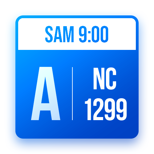 Tableau A: NC-1299 (SAM 9:00)