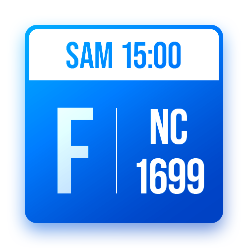 Tableau F: NC-1699 (SAM 15:00)