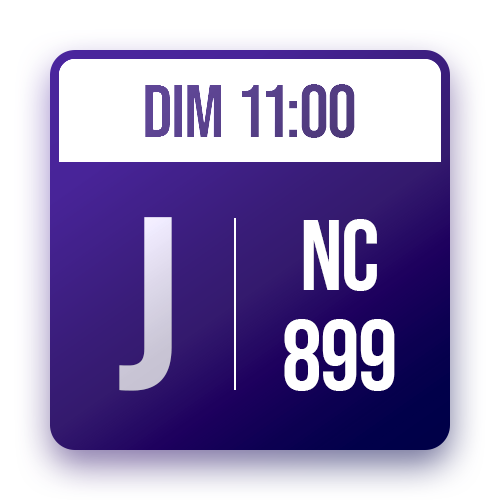 Tableau J: NC-899 (DIM 11:00)