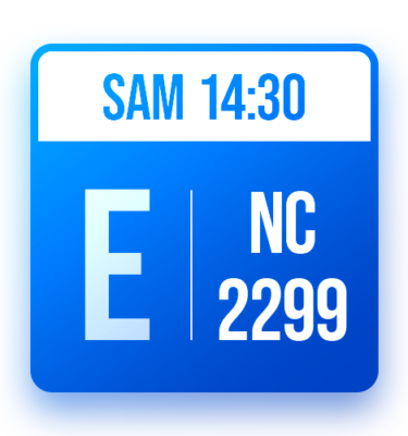 Tableau E: NC-2299 (SAM 14:30)