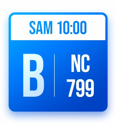 Tableau B: NC-799 (SAM 10:00)