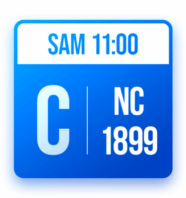 Tableau C: NC-1899 (SAM 11:00)