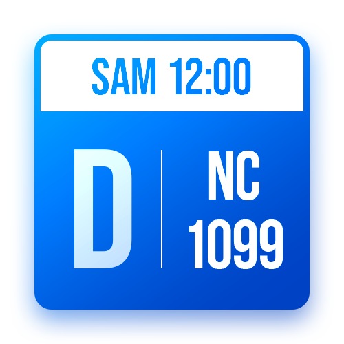 Tableau D: NC-1099 (SAM 12:00)