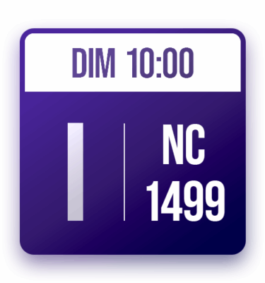 Tableau I: NC-1499 (DIM 10:00)