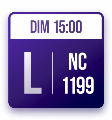 Tableau L: NC-1199 (DIM 15:00)